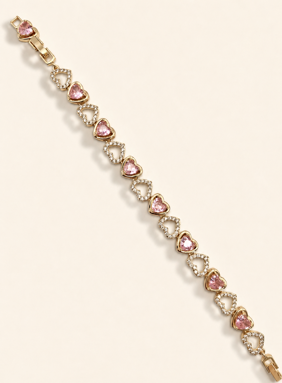 Bracelet "AmbreCœur"